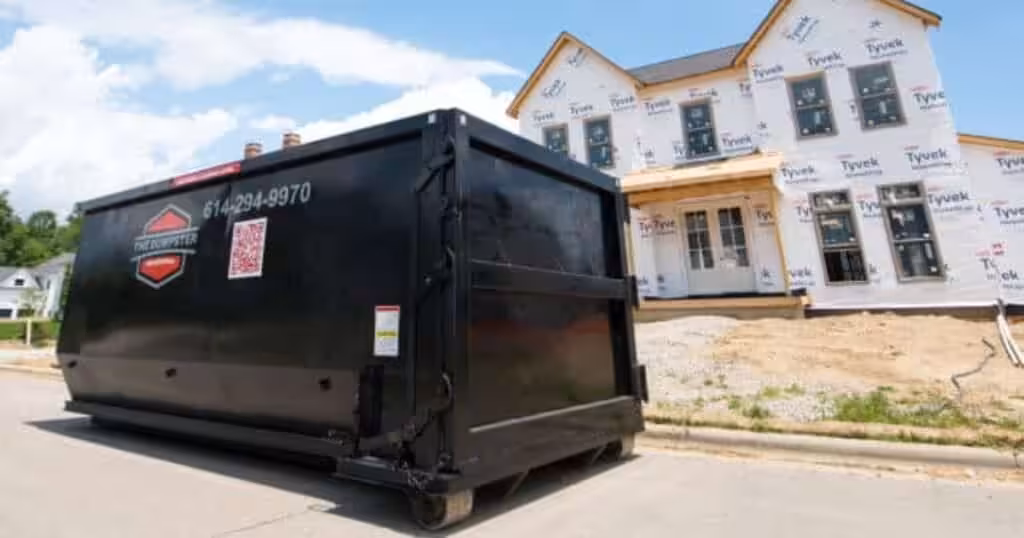 Dumpster rental for home renovation, a garage cleanout, or a construction job